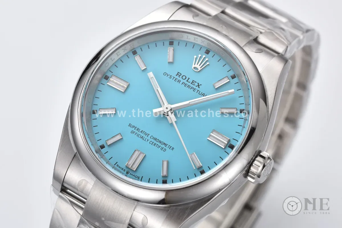 Oyster Perpetual 36mm quadrante blu turchese 126000 - immagine 3