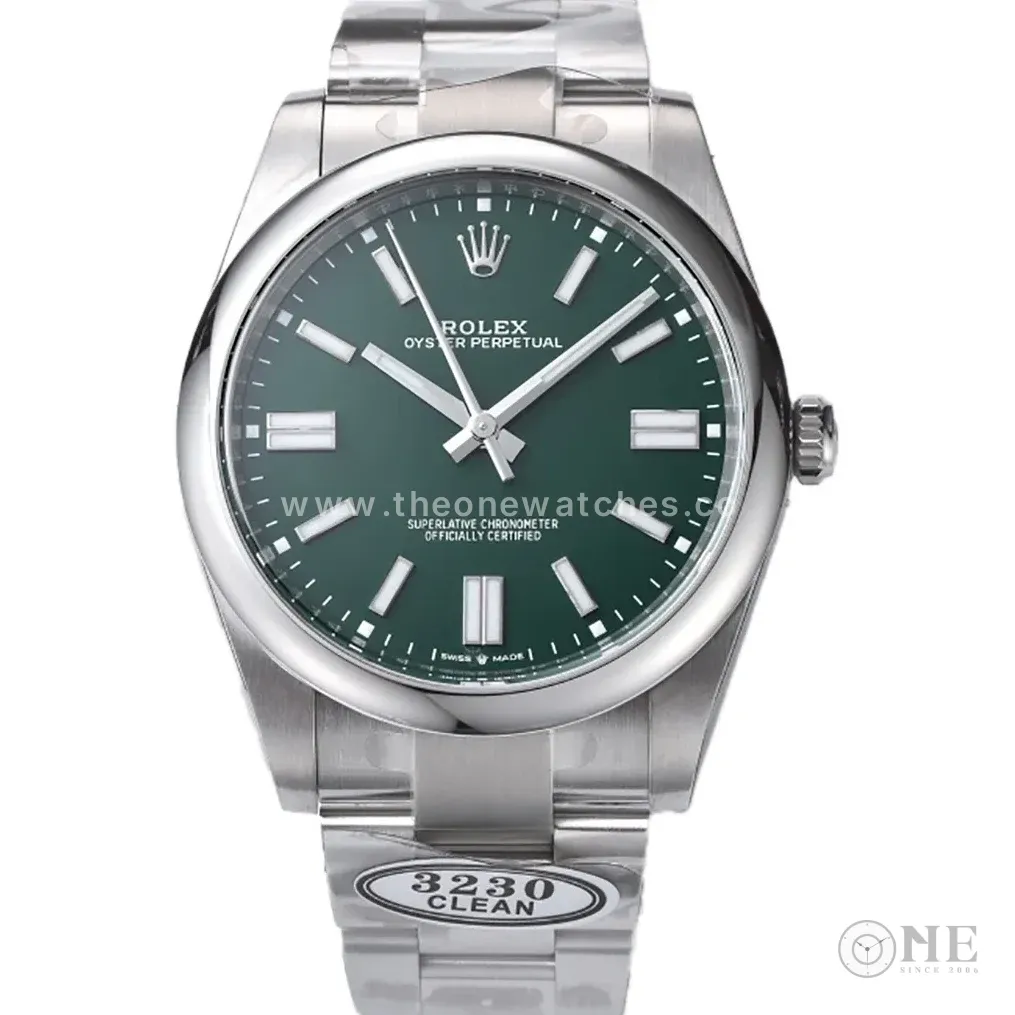 Oyster Perpetual 41mm Green Dial 124300