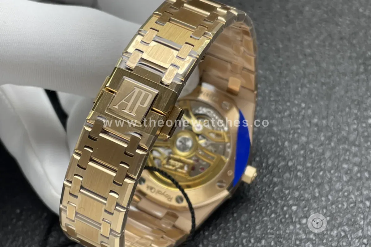 Royal Oak 16202OR 39mm quadrante grigio in oro rosa - immagine 9