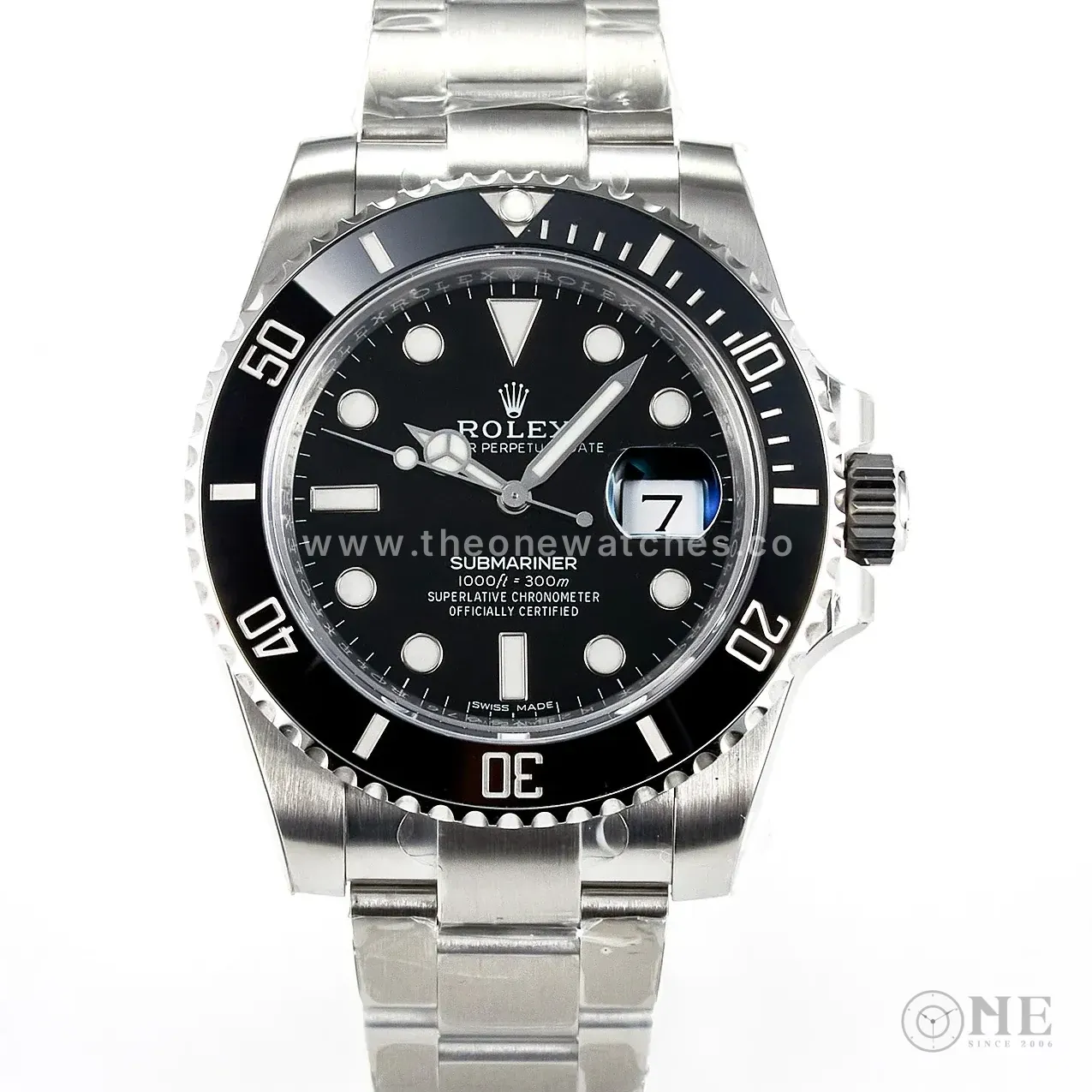 Submariner 116610 LN Black Ceramic ZZF 1:1 Best Edition 904L SS Case and Bracelet VS3135 V3