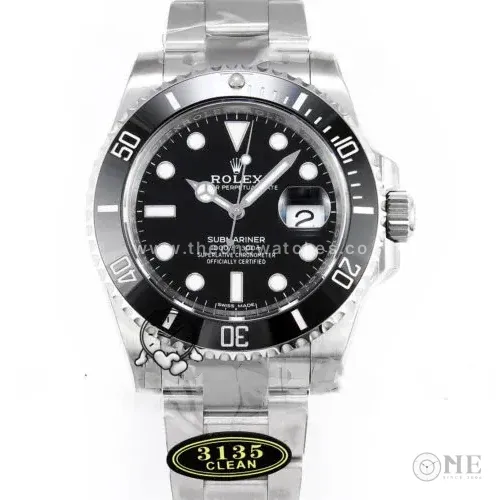 Submariner 116610 LN Black Ceramic Clean Factory 904L 1:1 Best Edition on SS Bracelet VS3135