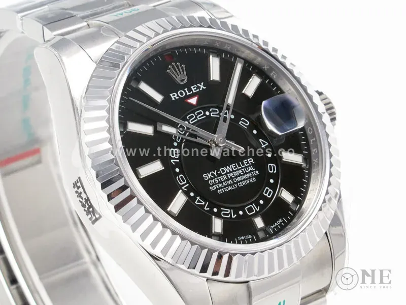 Sky-Dweller 326934 904L SS ZF 1:1 Best Edition Black Dial on SS Bracelet A2824 - Image 13
