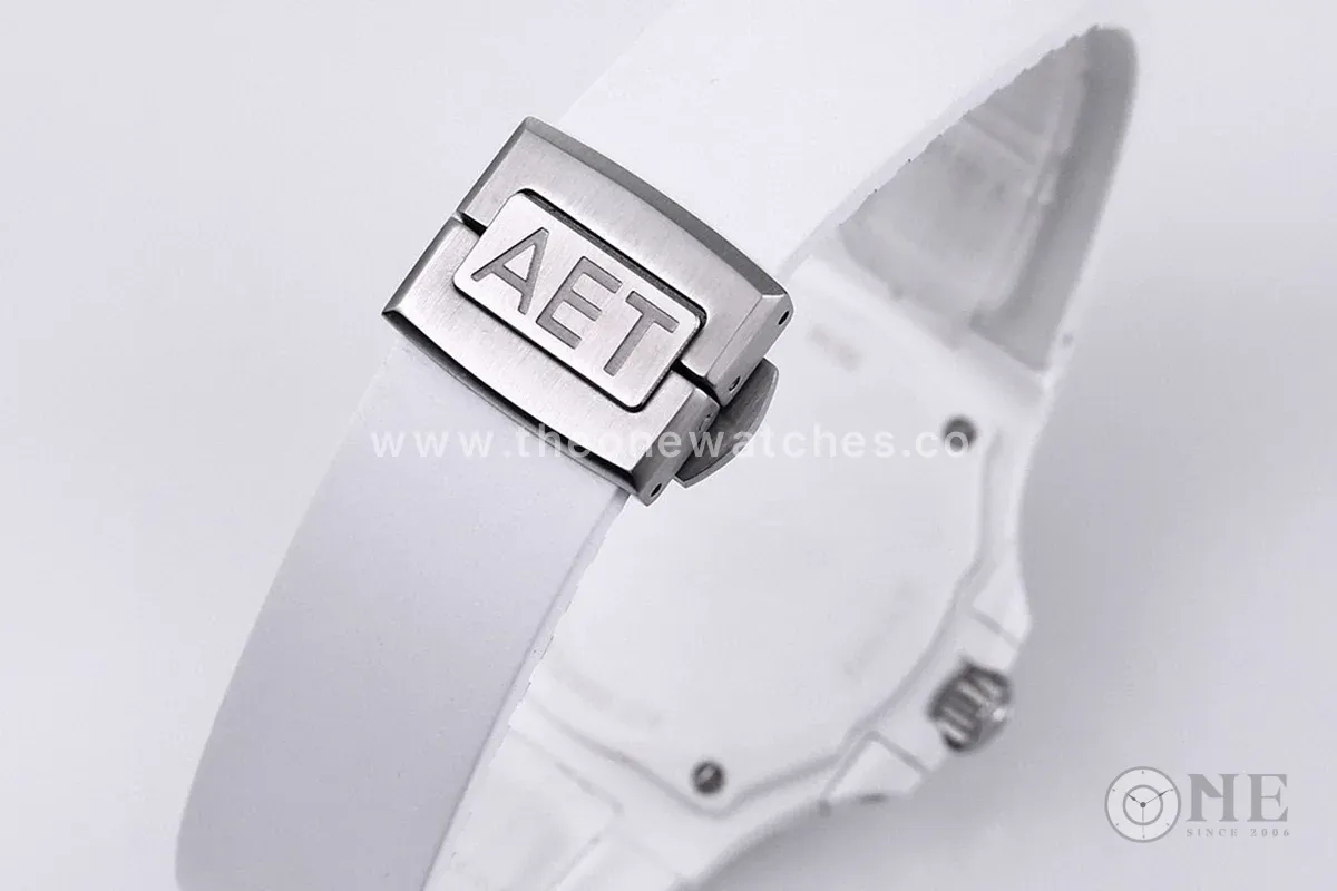 AET Nautilus 5711 Biscay Green Dial White Ceramic