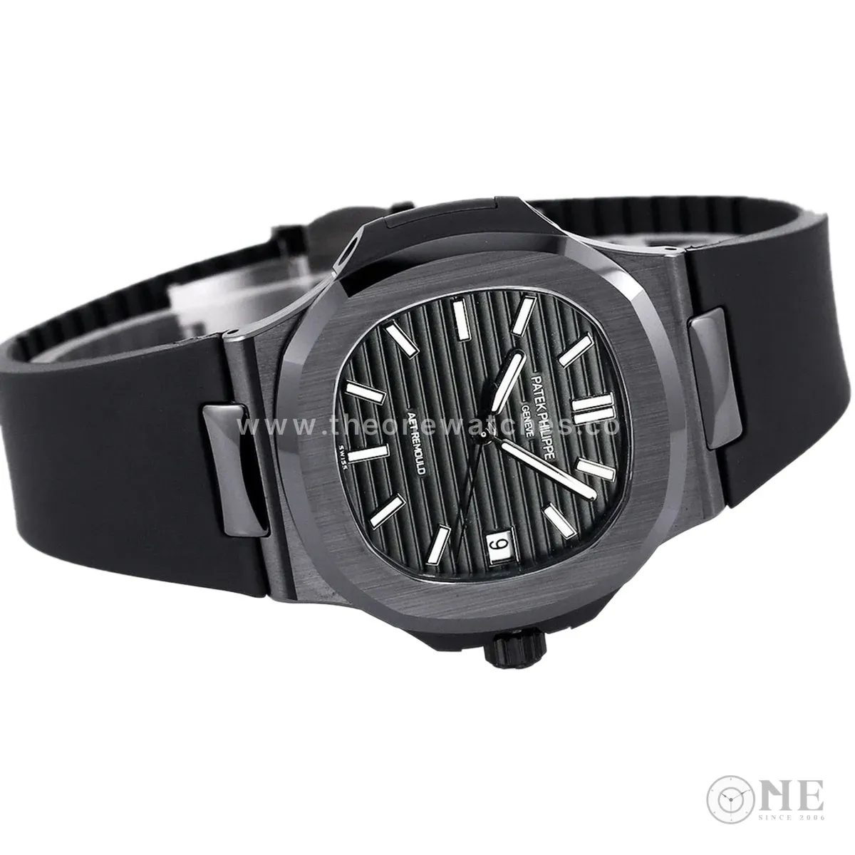 AET Nautilus 5711 Black Dial Black Ceramic