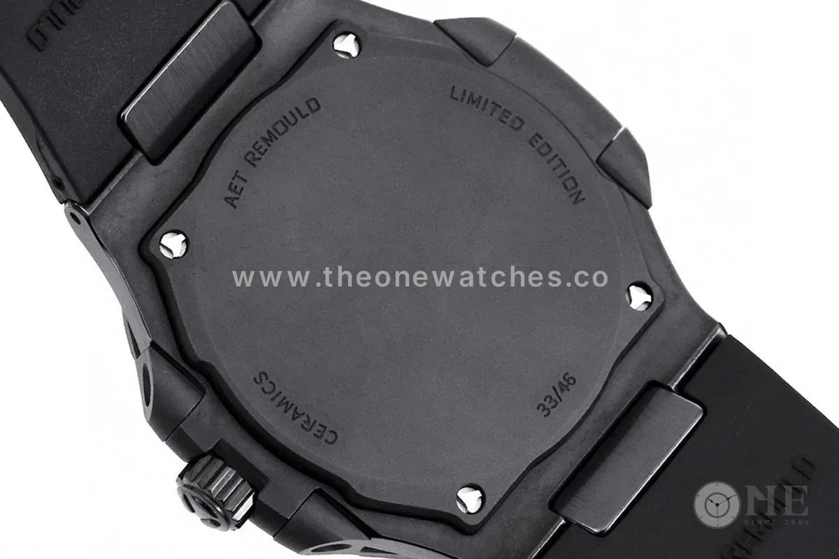 AET Nautilus 5711 Black Dial Black Ceramic