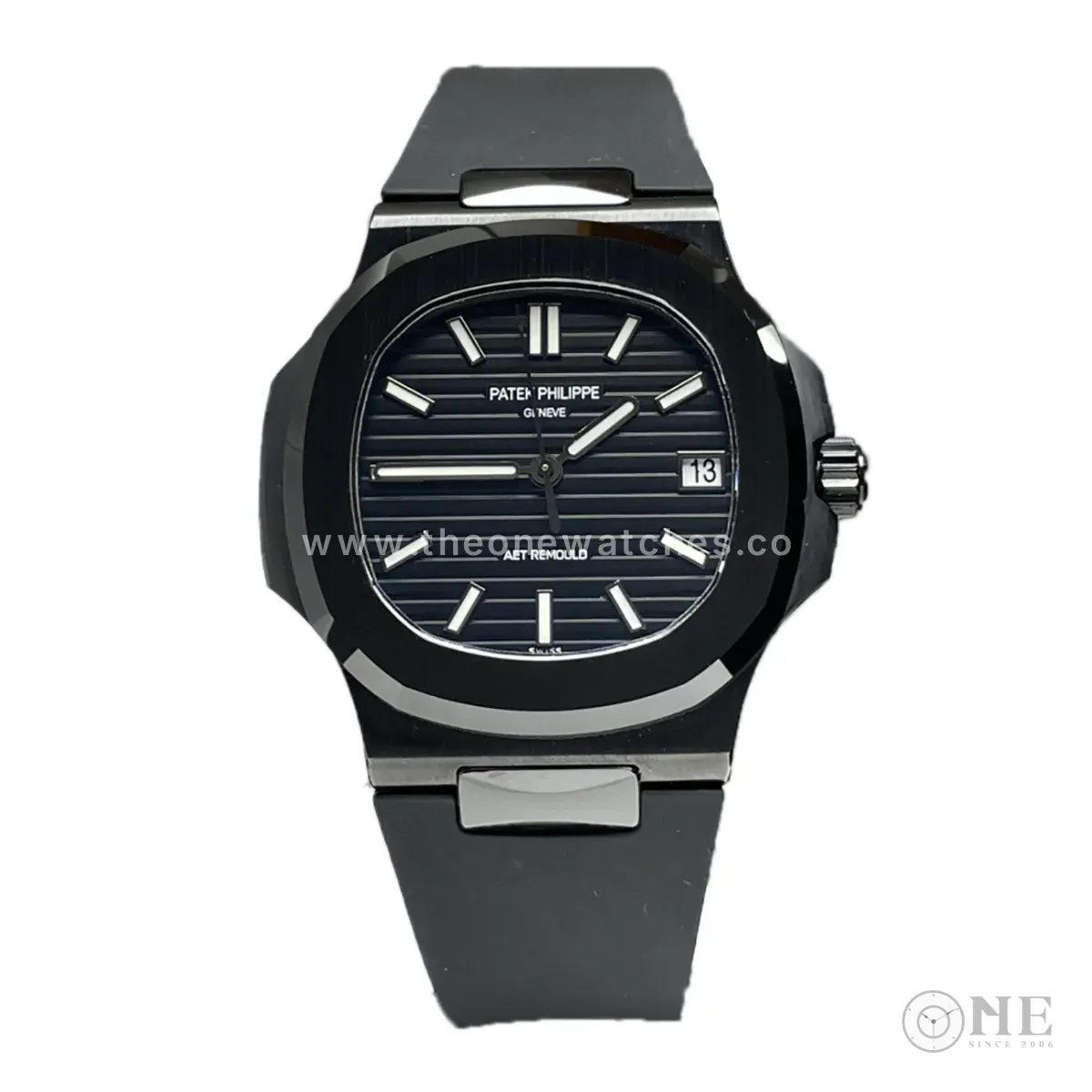 AET Nautilus 5711 Black Dial Black Ceramic