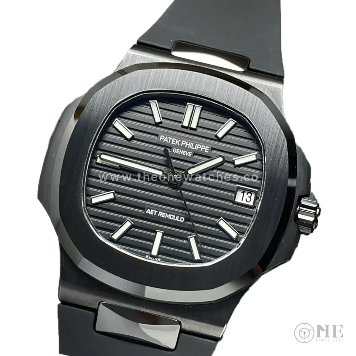 AET Nautilus 5711 Black Dial Black Ceramic