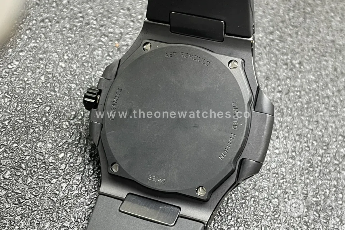 AET Nautilus 5711 Black Dial Black Ceramic