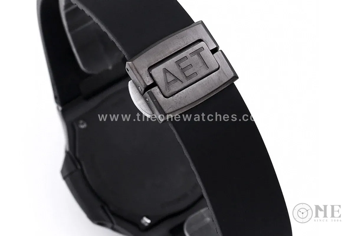 AET Nautilus 5711 White Dial Black Ceramic