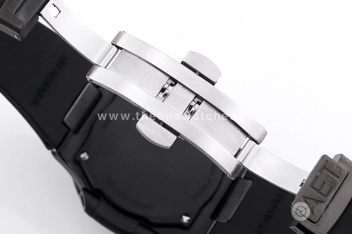 AET Nautilus 5711 White Dial Black Ceramic