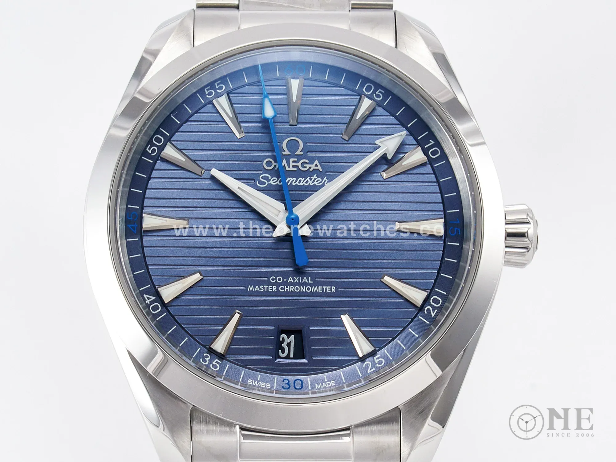 Aqua Terra 150m 41mm VSF 1:1 Best Edition Blue Dial on SS Bracelet A8900 Super Clone