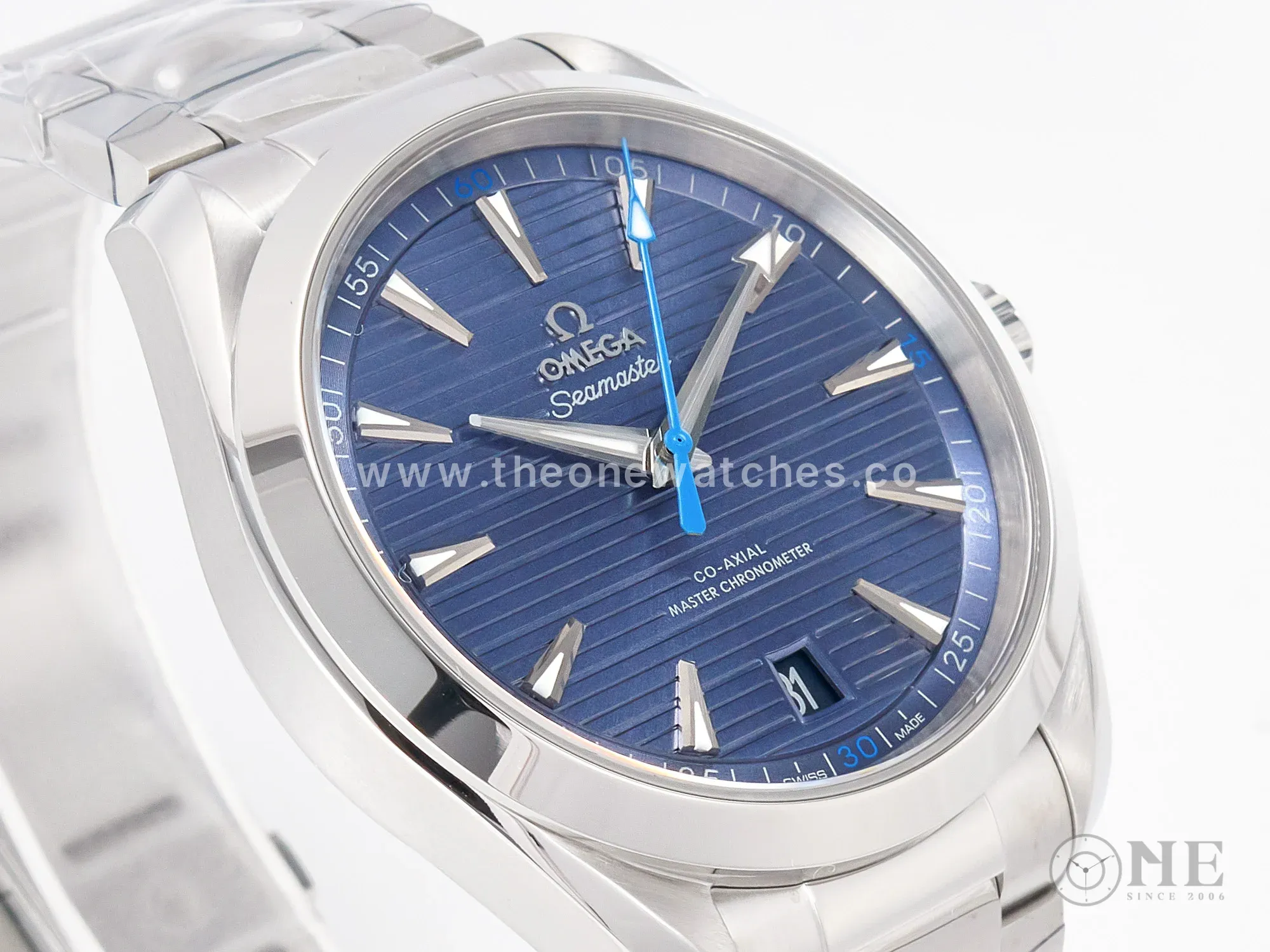 Aqua Terra 150m 41mm VSF 1:1 Best Edition Blue Dial on SS Bracelet A8900 Super Clone