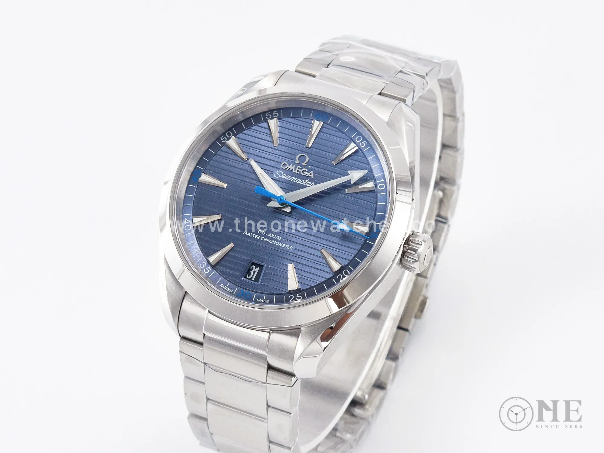 Aqua Terra 150m 41mm VSF 1:1 Best Edition Blue Dial on SS Bracelet A8900 Super Clone