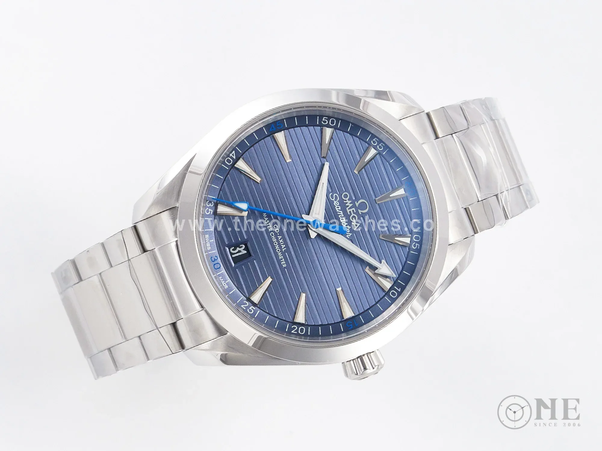 Aqua Terra 150m 41mm VSF 1:1 Best Edition Blue Dial on SS Bracelet A8900 Super Clone
