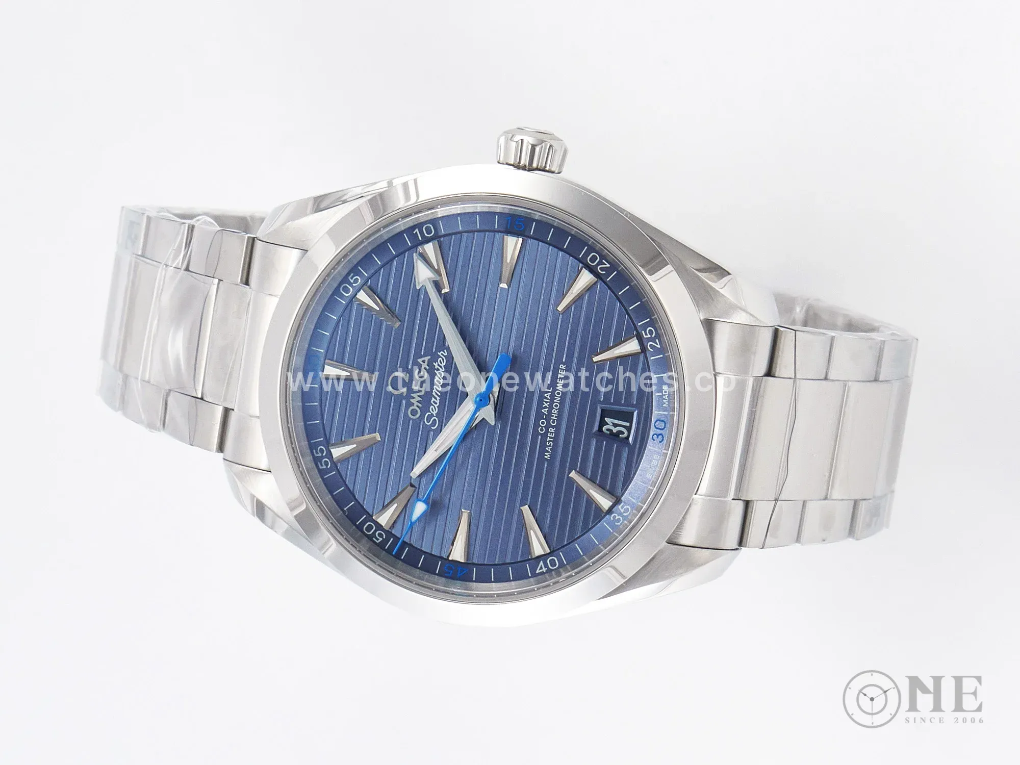 Aqua Terra 150m 41mm VSF 1:1 Best Edition Blue Dial on SS Bracelet A8900 Super Clone