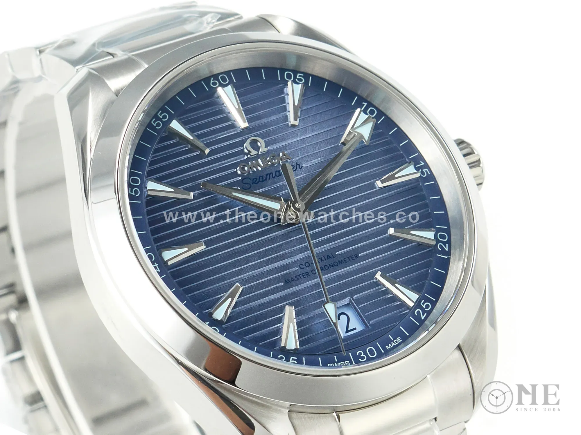 Aqua Terra 150M 41mm VSF 1:1 Best Edition Summer Blue Dial on SS Bracelet A8900 Super Clone