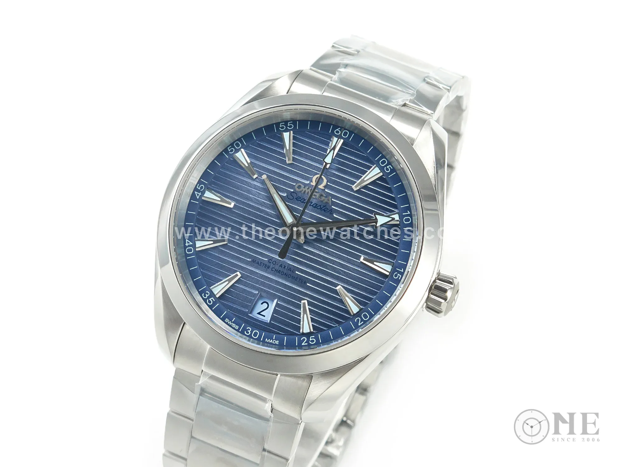 Aqua Terra 150M 41mm VSF 1:1 Best Edition Summer Blue Dial on SS Bracelet A8900 Super Clone
