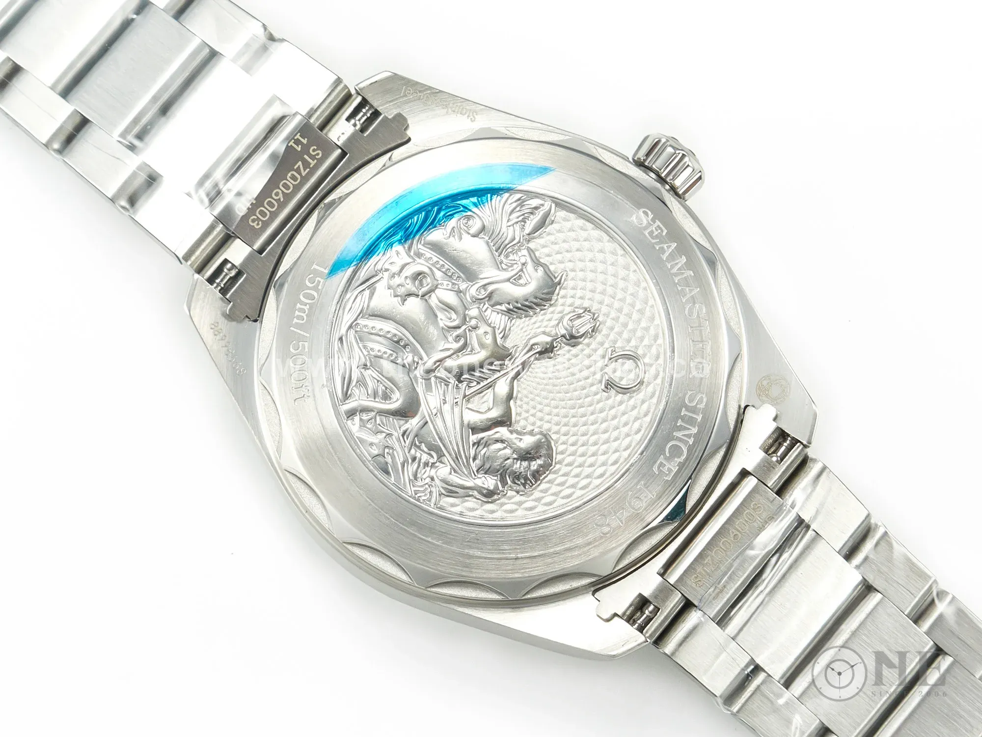 Aqua Terra 150M 41mm VSF 1:1 Best Edition Summer Blue Dial on SS Bracelet A8900 Super Clone
