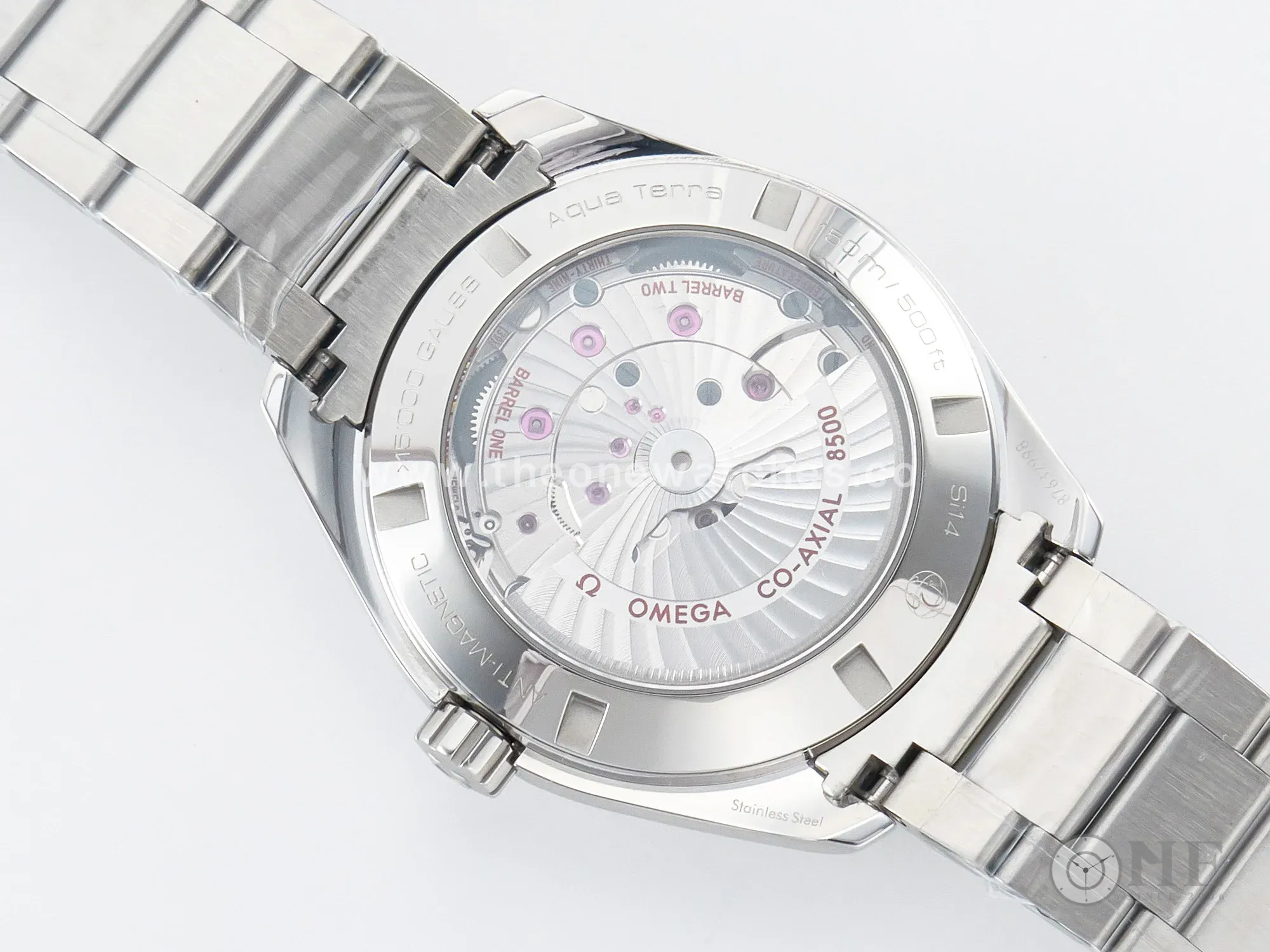Aqua Terra 150m 41mm VSF 1:1 Best Edition White Textured Dial on SS Bracelet A8500 Super Clone