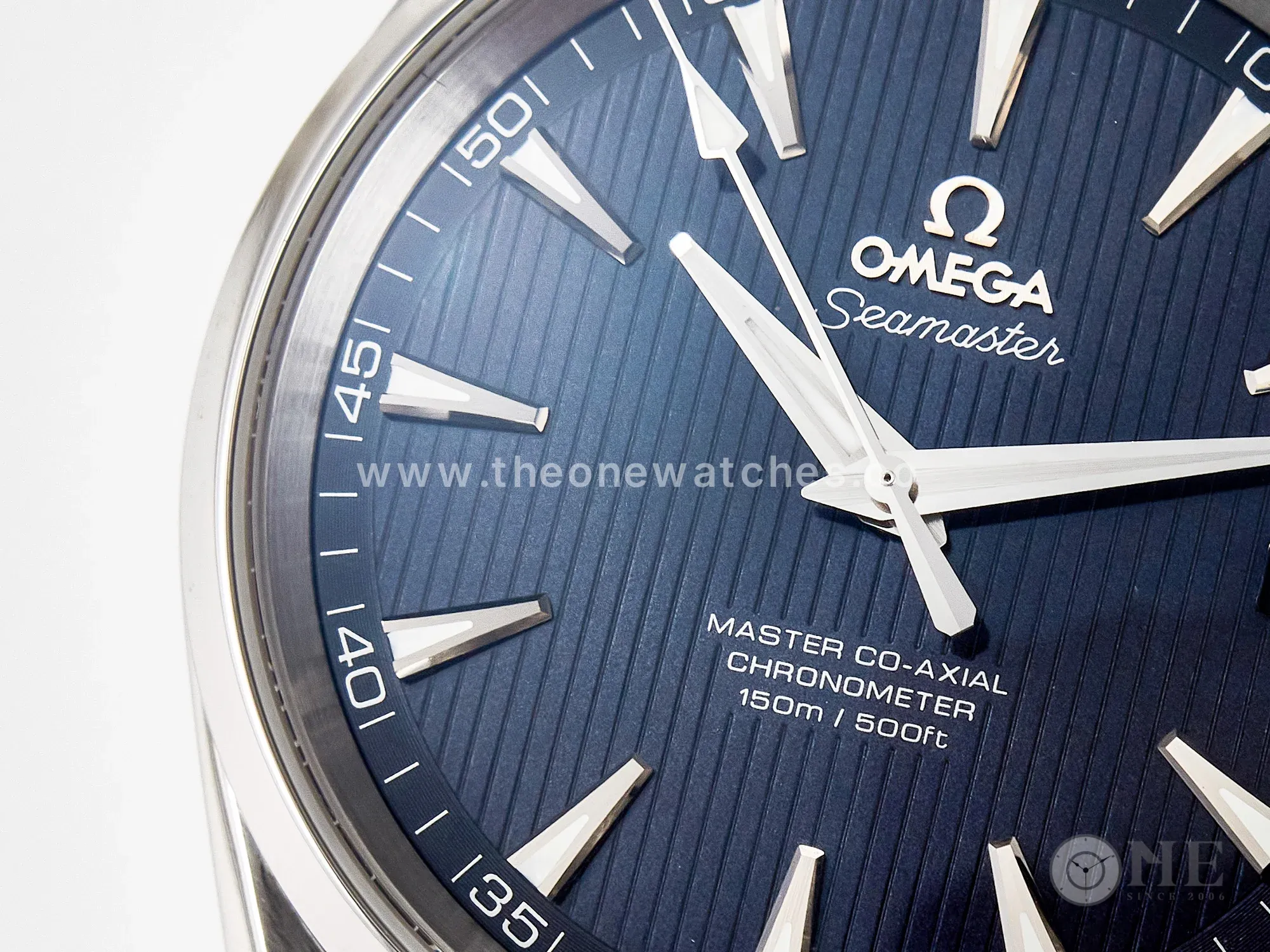 Aqua Terra 150M SS VSF 1:1 Best Edition Blue Textured Dial on SS Bracelet A8500 Super Clone