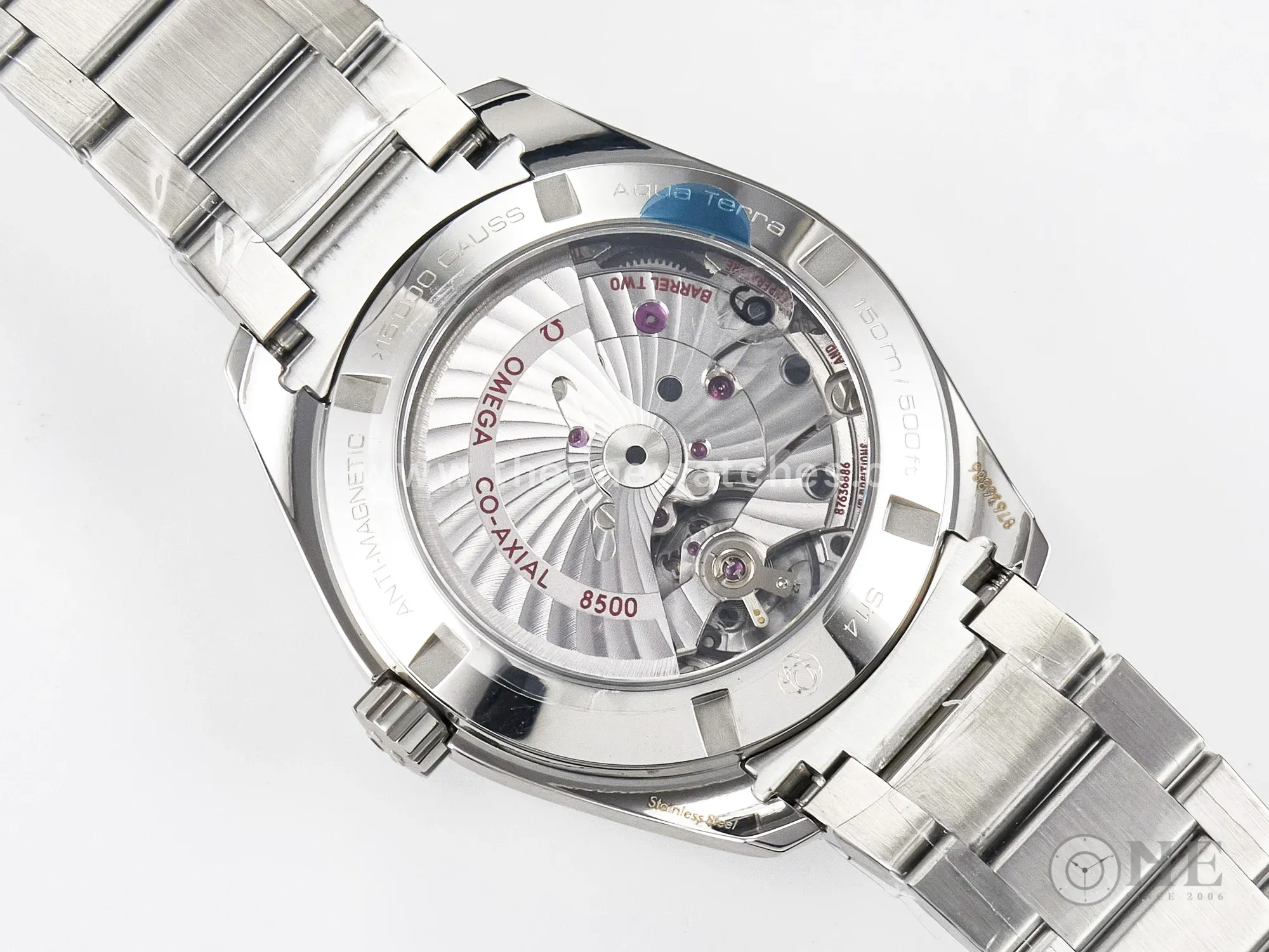 Aqua Terra 150M SS VSF 1:1 Best Edition Blue Textured Dial on SS Bracelet A8500 Super Clone