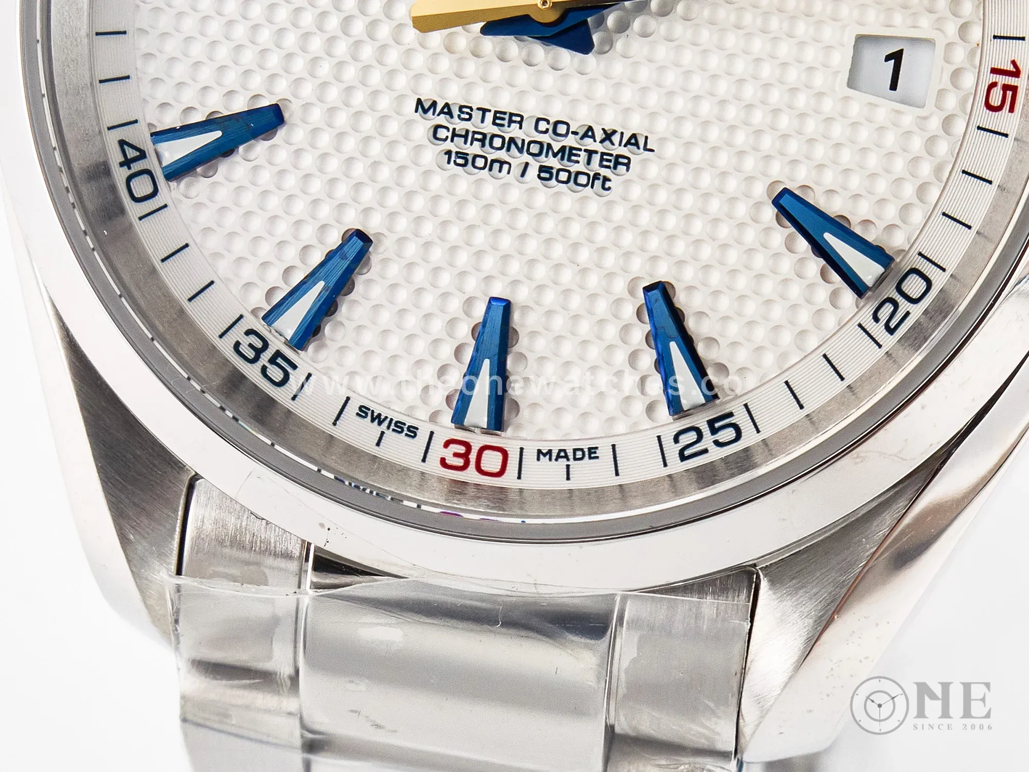 Aqua Terra 150M SS VSF 1:1 Best Edition Silver Polka Dots Dial on SS Bracelet A8500 Super Clone