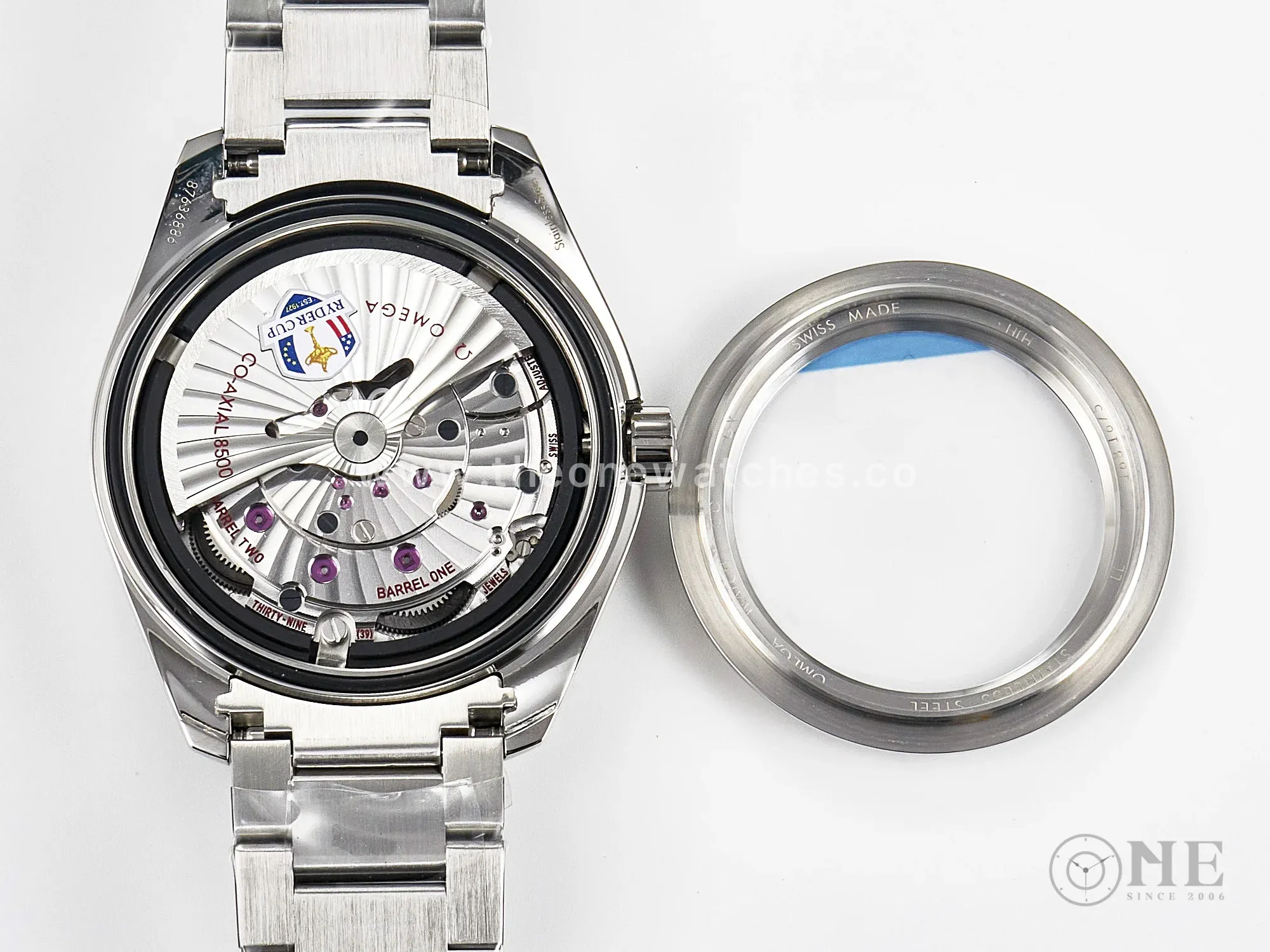Aqua Terra 150M SS VSF 1:1 Best Edition Silver Polka Dots Dial on SS Bracelet A8500 Super Clone
