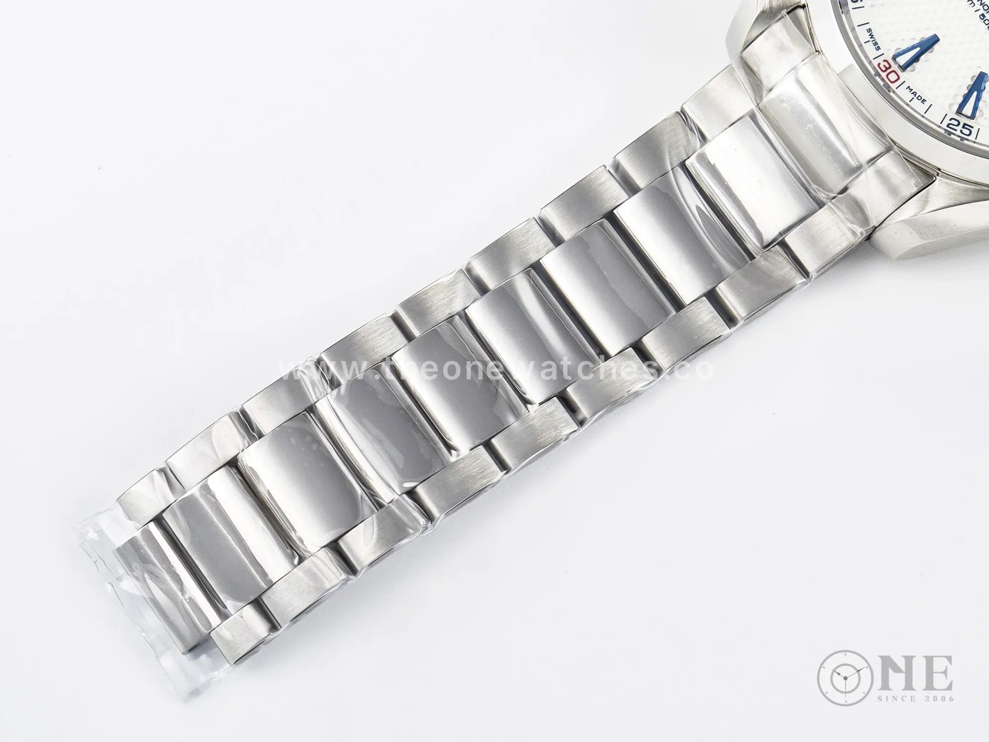 Aqua Terra 150M SS VSF 1:1 Best Edition Silver Polka Dots Dial on SS Bracelet A8500 Super Clone