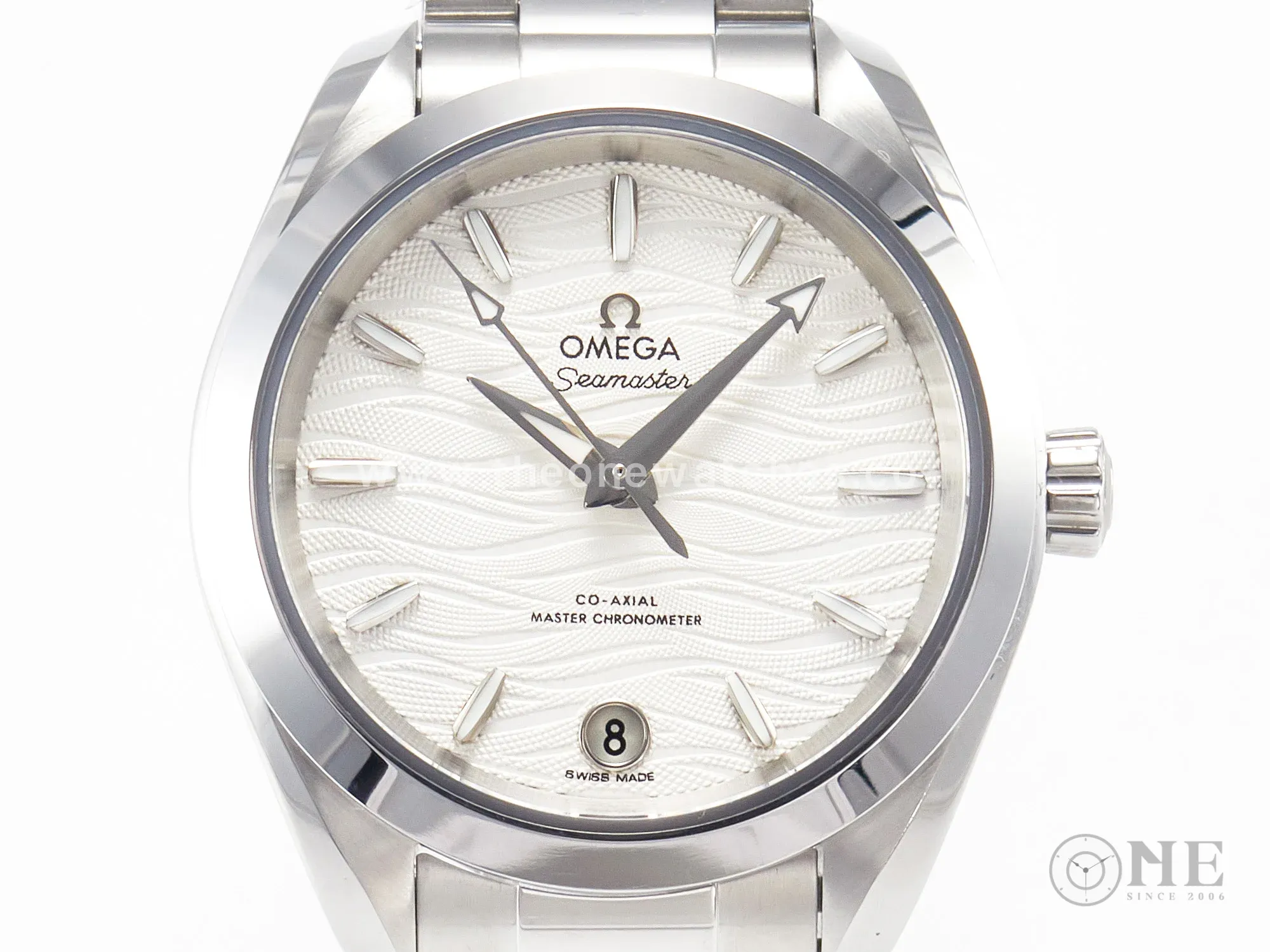 Aqua Terra 150M SS VSF 1:1 Best Edition White Dial SS Hand on SS Bracelet A8800