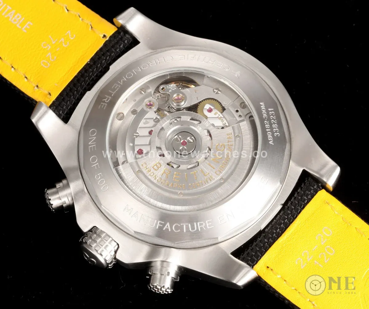 Avenger B01 Chronograph 45 Black Dial in Steel