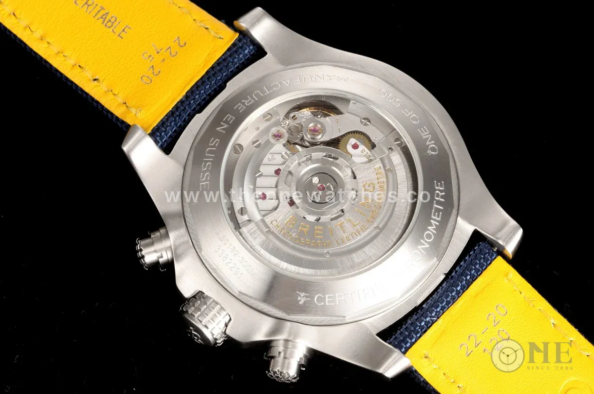 Avenger B01 Chronograph 45 Blue Dial in Steel
