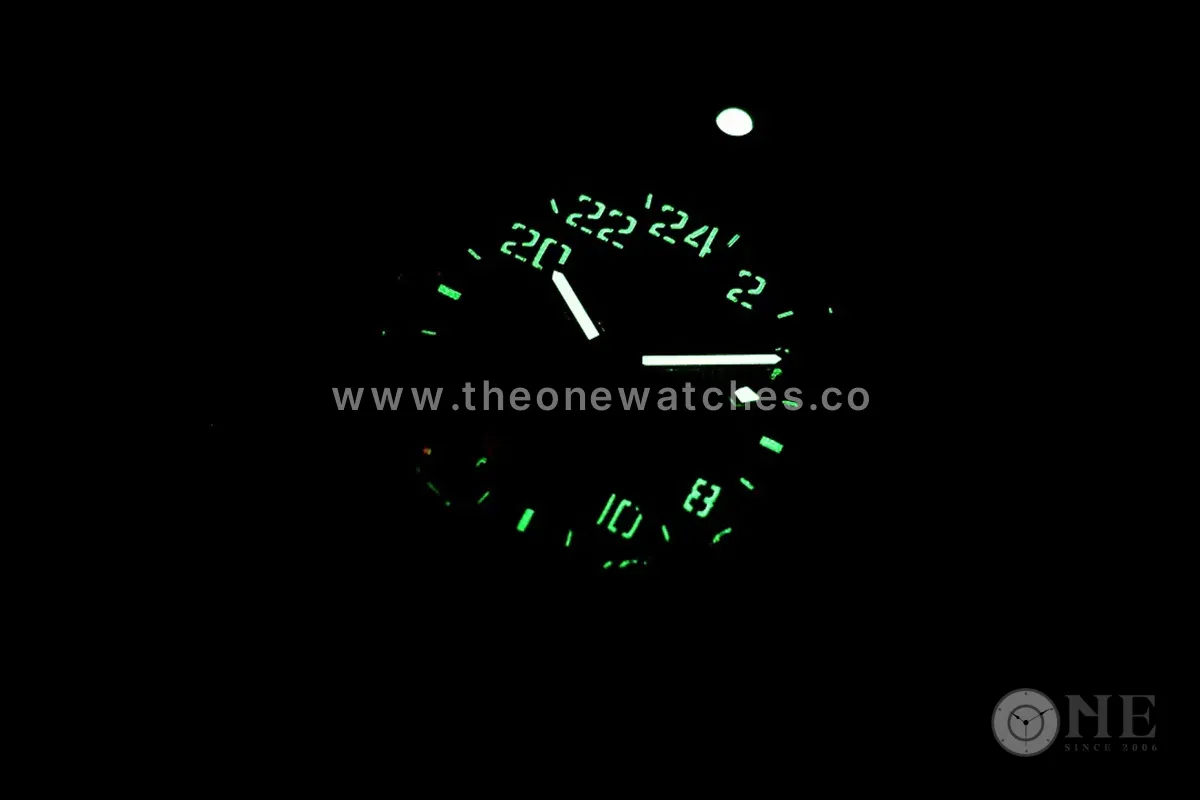 Avenger Hurricane Black Dial on Green Nylon Strap