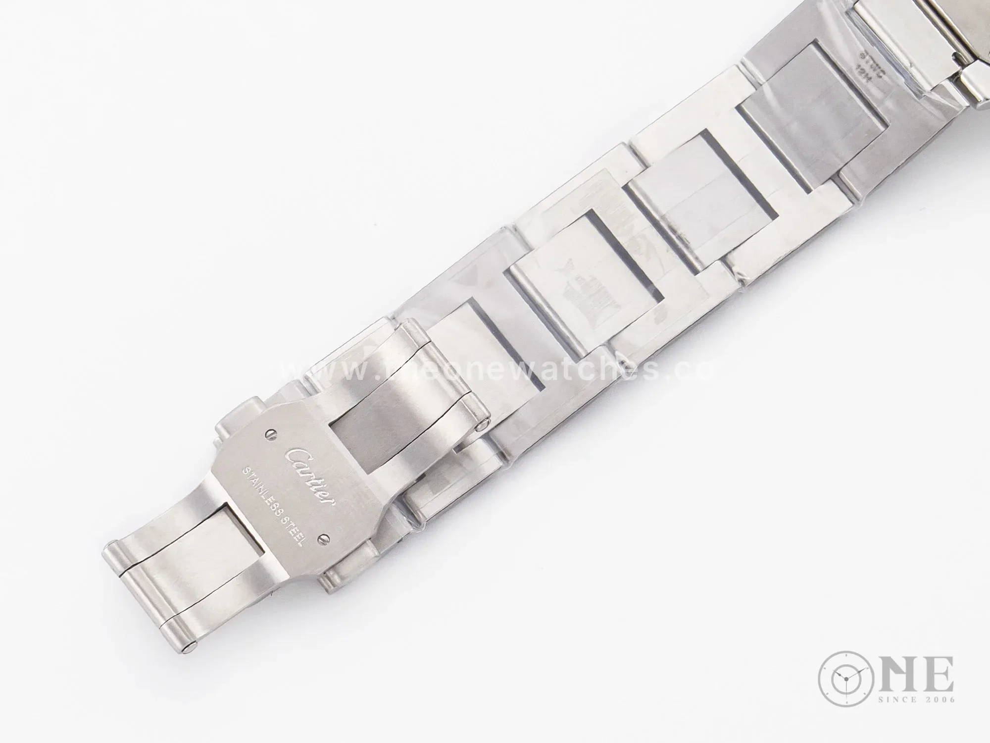 Ballon Bleu 42mm SS AF 1:1 Best Edition White Texture Dial on SS Bracelet A2824 V5