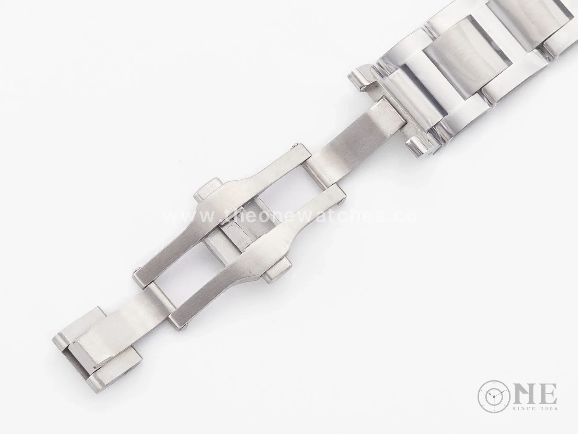 Ballon Bleu 42mm SS AF 1:1 Best Edition White Texture Dial on SS Bracelet A2824 V5