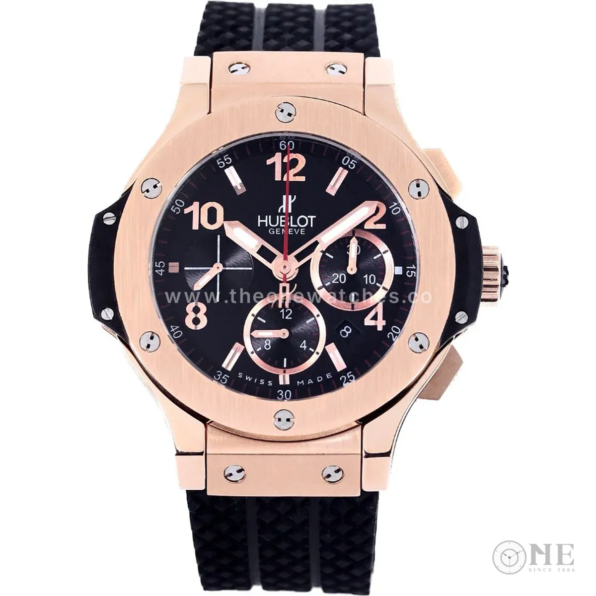 Big Bang Chronograph Evolution Rose Gold Numerals Markers