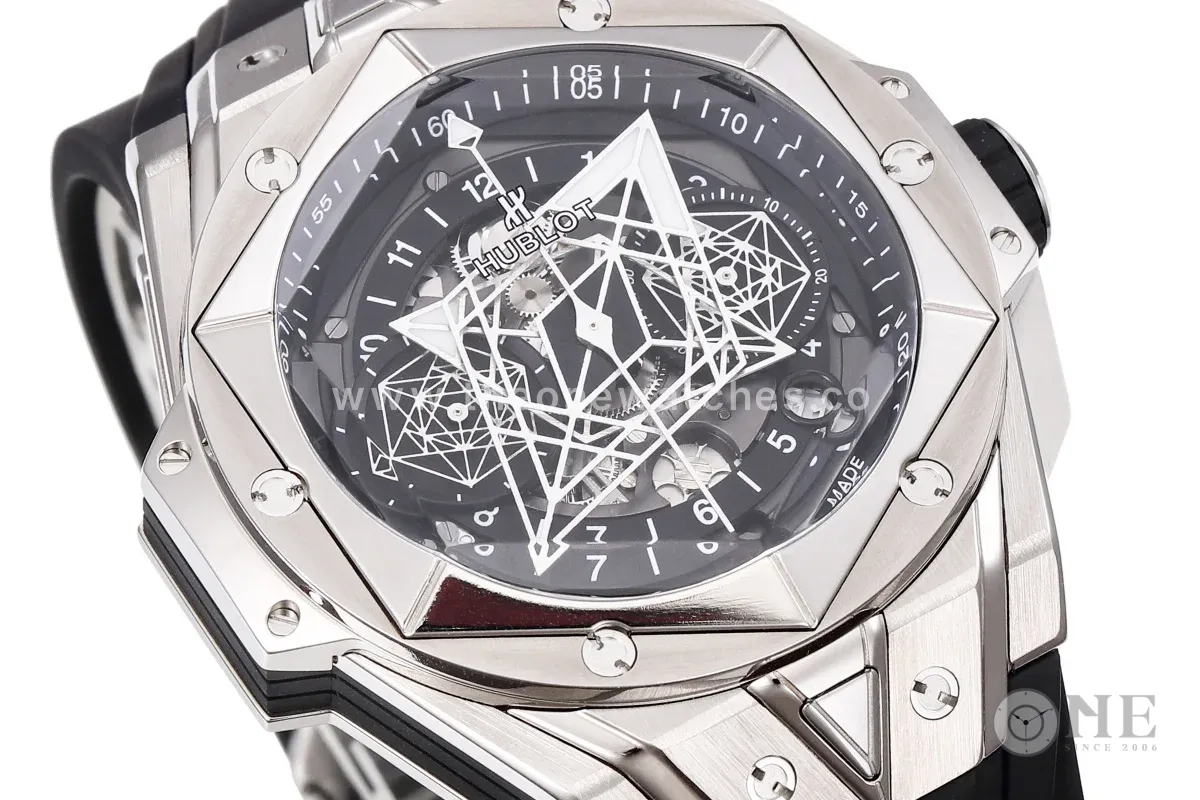 Big Bang Sang Bleu II Black Dial in Titanium