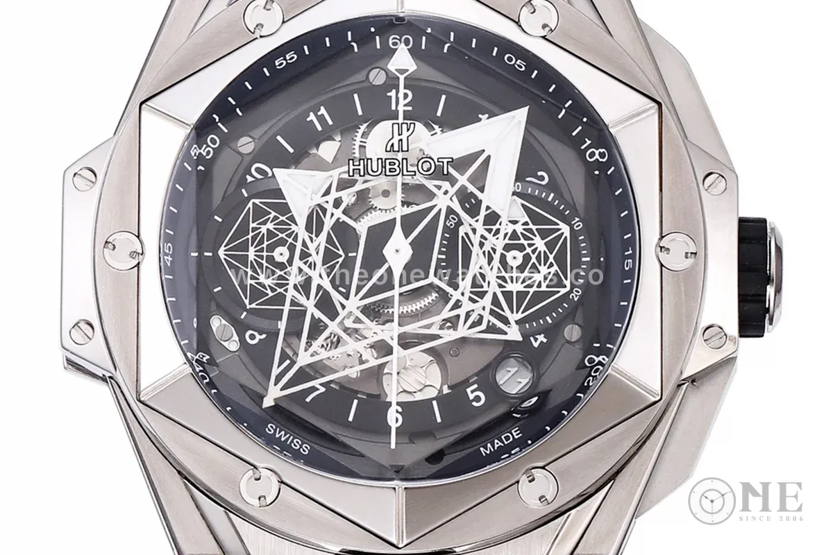 Big Bang Sang Bleu II Black Dial in Titanium