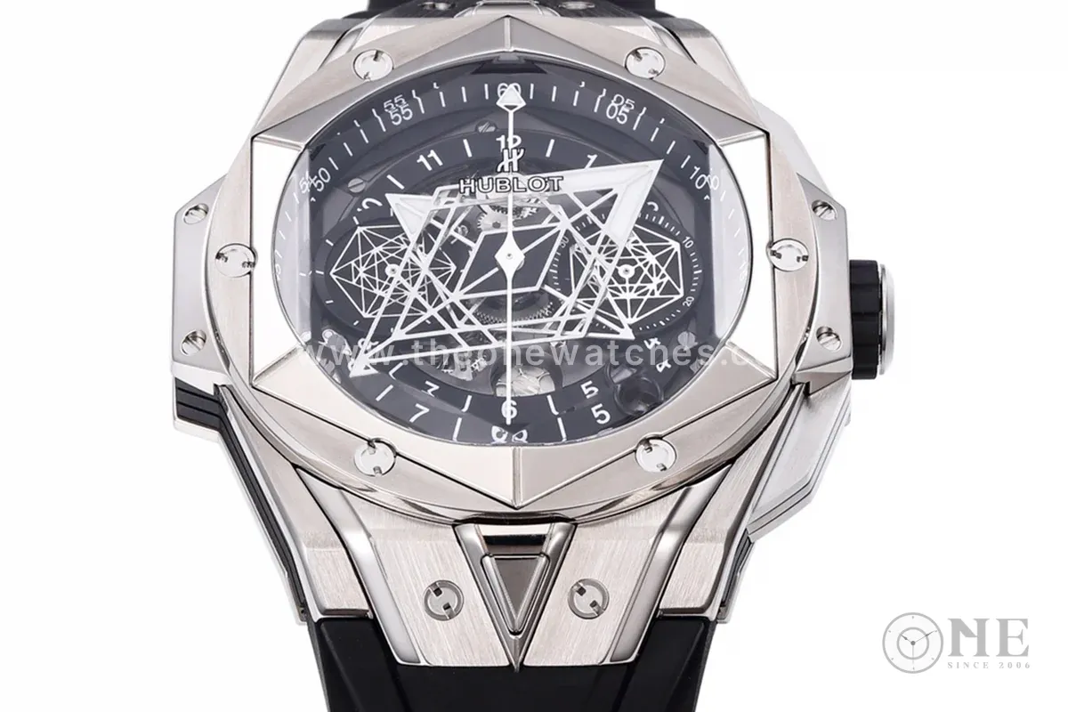 Big Bang Sang Bleu II Black Dial in Titanium