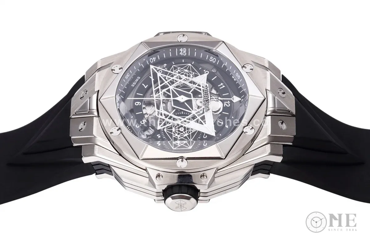 Big Bang Sang Bleu II Black Dial in Titanium