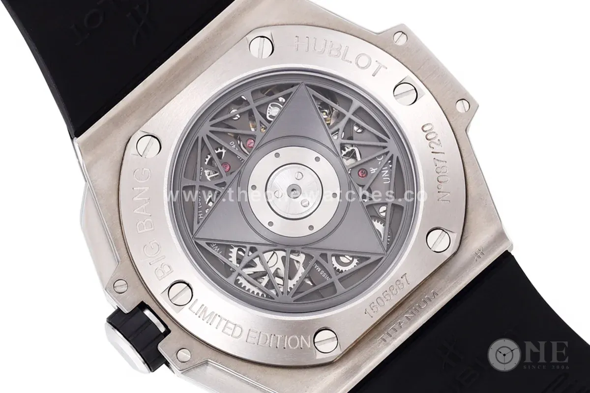 Big Bang Sang Bleu II Black Dial in Titanium