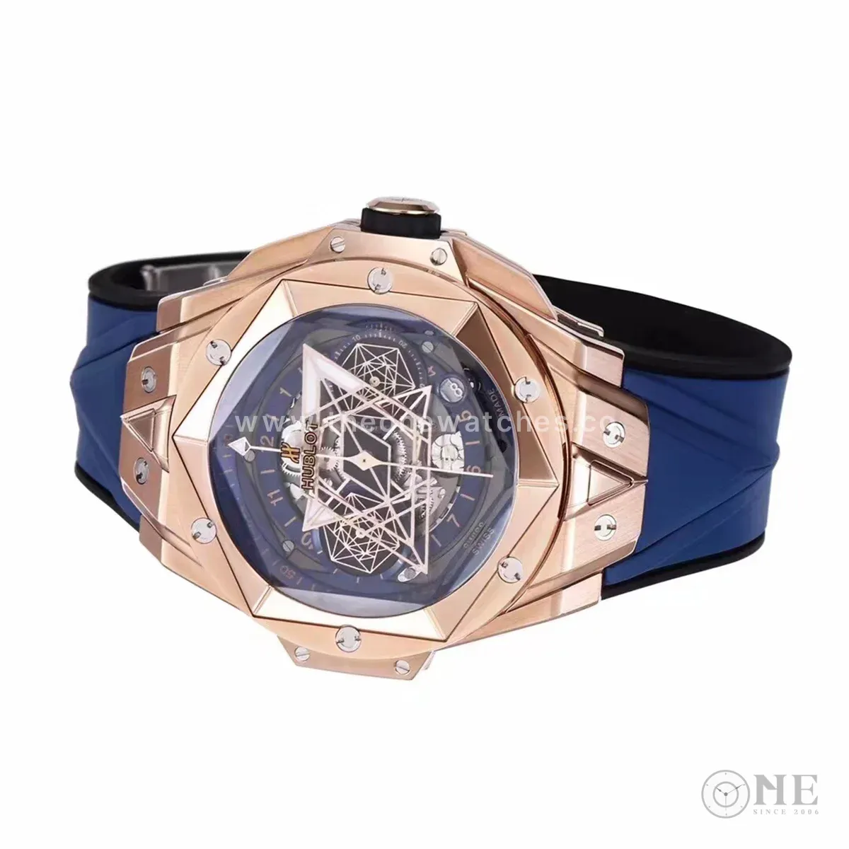 Big Bang Sang Bleu II Blue Dial in Rose Gold