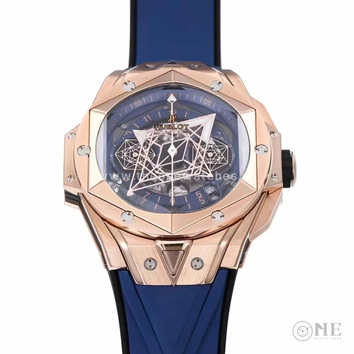 Big Bang Sang Bleu II Blue Dial in Rose Gold