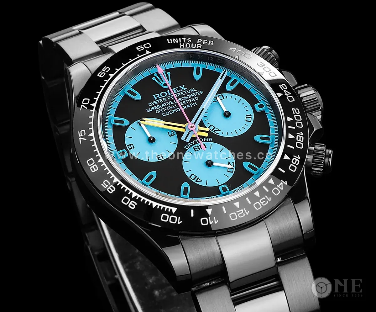 Blaken Daytona Black/Blue Dial
