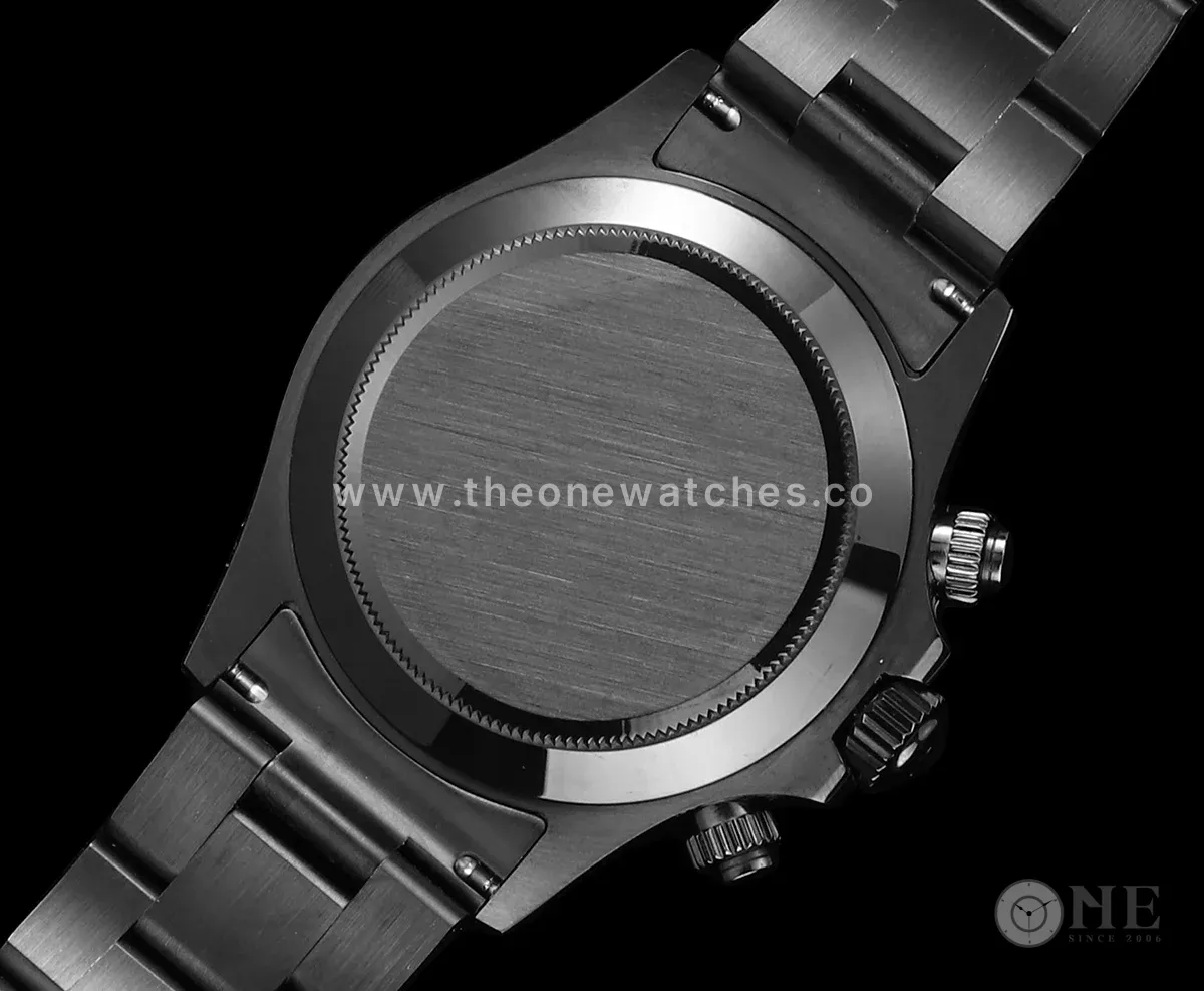 Blaken Daytona Matt Black with White Tachymeter