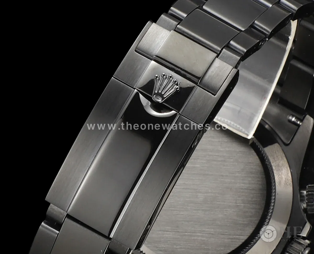 Blaken Daytona Matt Black with White Tachymeter