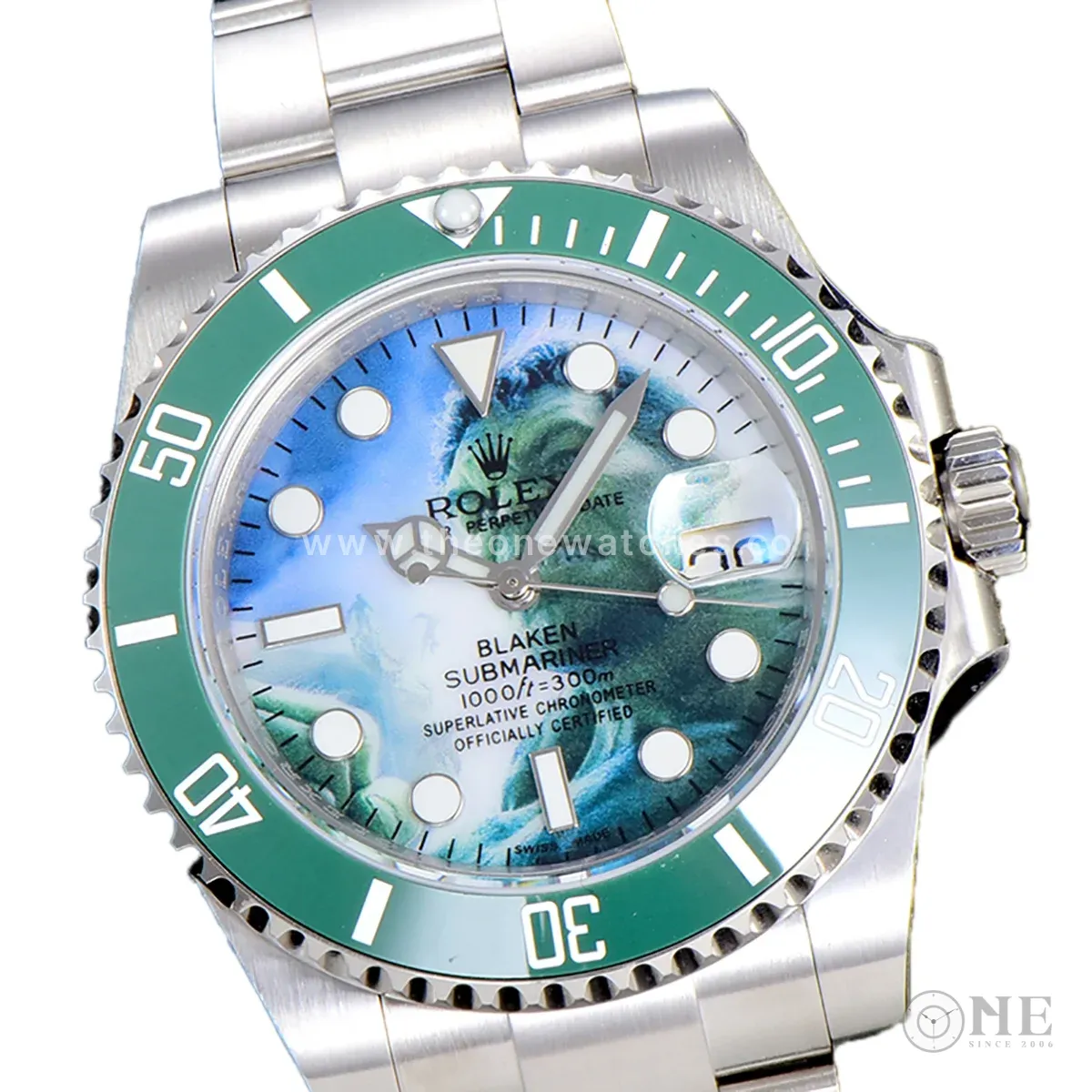 Blaken Submariner 116610 Hulk Dial on Bracelet
