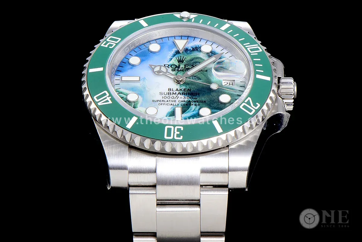 Blaken Submariner 116610 Hulk Dial on Bracelet
