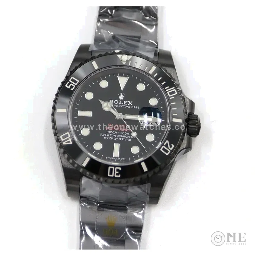 Blaken Submariner Black Dial in PVD