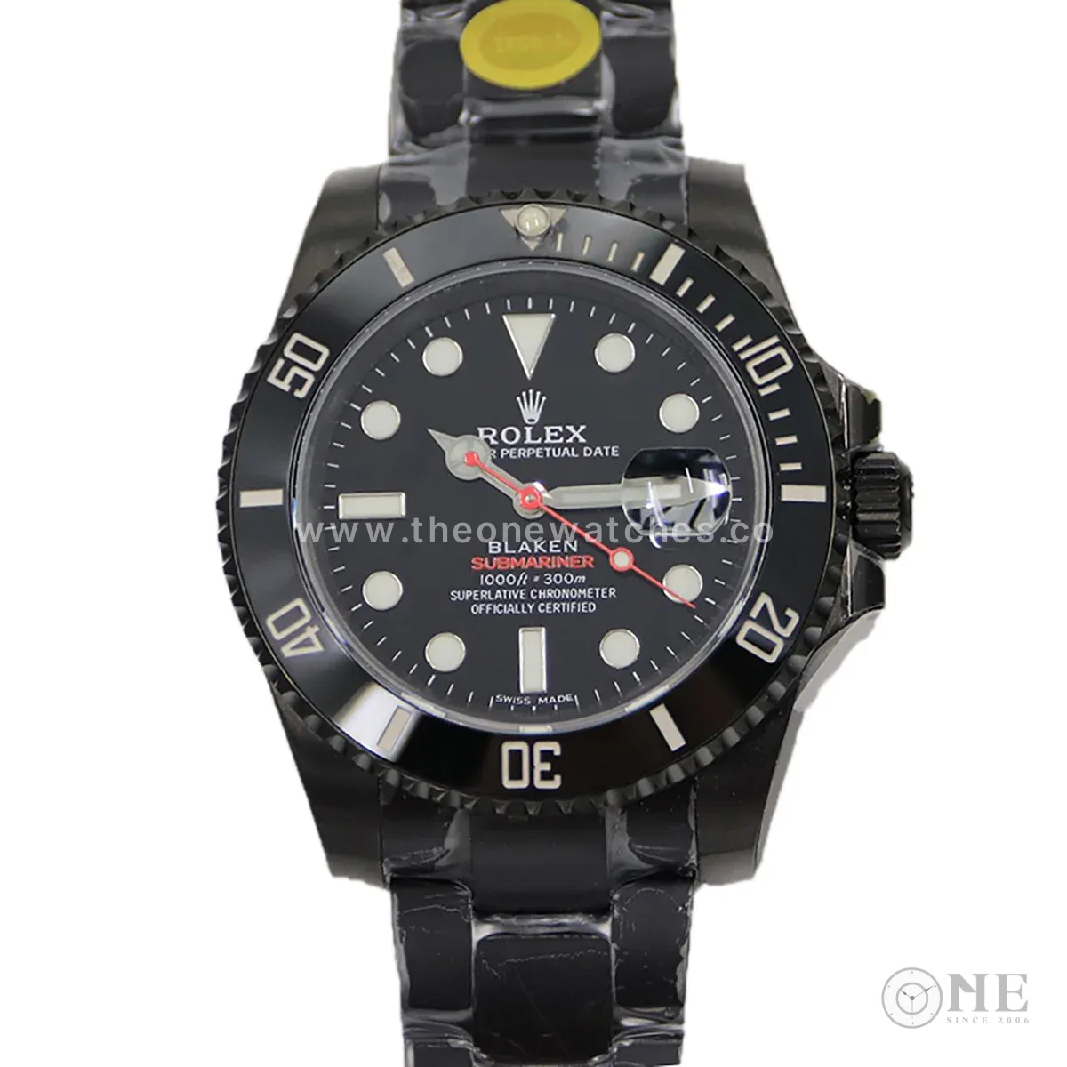 Blaken Submariner Black Dial in PVD
