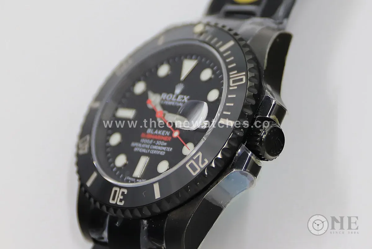 Blaken Submariner Black Dial in PVD